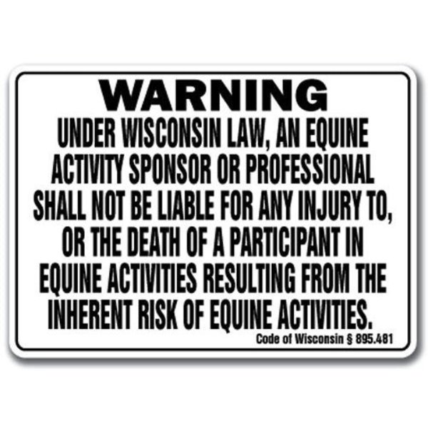 Signmission 18 in Height, Plastic, 18" x 12", WS-P-1218-Wisconsin WS-P-1218-Wisconsin